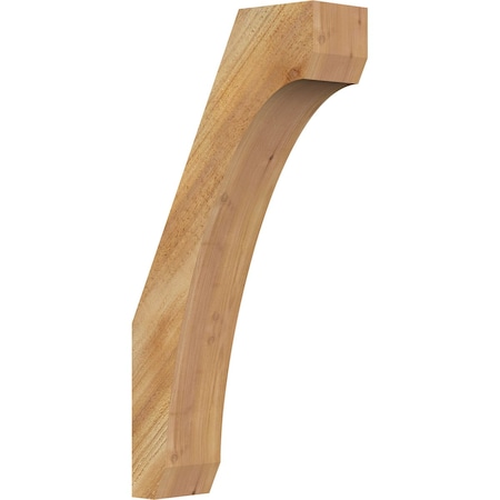 Ekena Millwork 4"W x 12"D x 24"H Legacy Rough Sawn Knee Brace, Western Red Cedar BRC04X12X24LEC00RWR